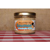 Rillettes de saumon  l'andouille de Vire
