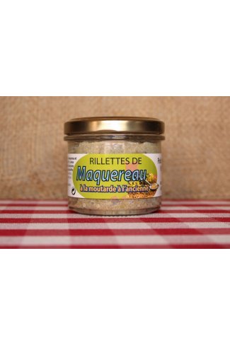 Mackerel rillettes with whole-grain mustard