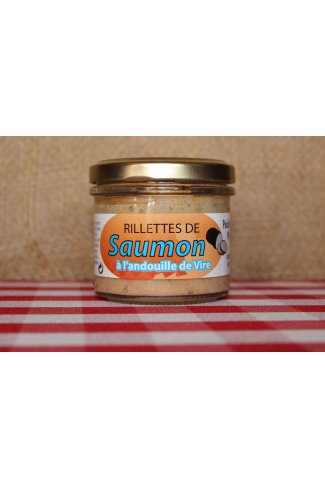 Rillettes de saumon  l'Andouille de Vire