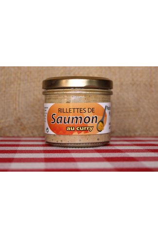 Rillettes de saumon au curry