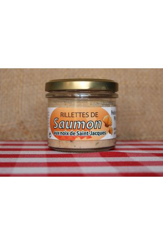 Rillettes de saumon aux Noix de Saint-Jacques