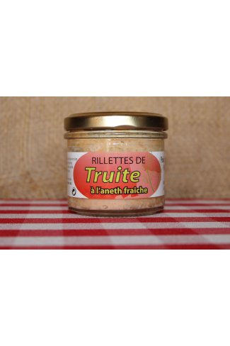 Rillettes de Truite  l'Aneth Frache