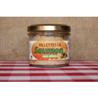 Rillettes de saumon aux olives